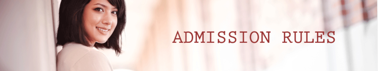 Admission Rules